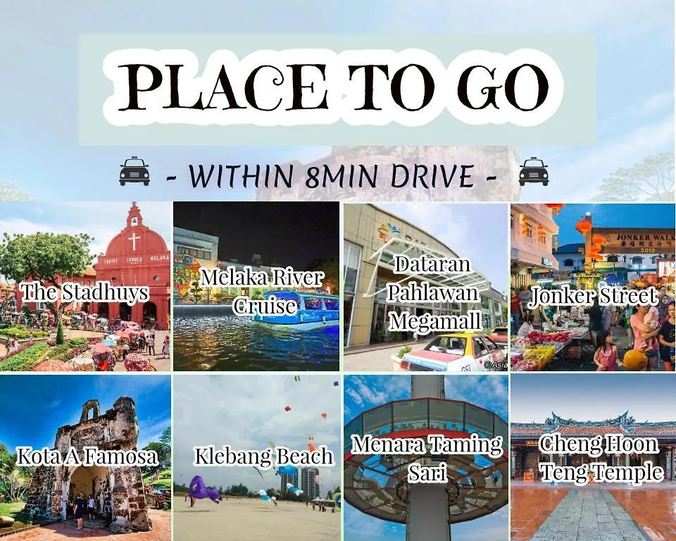 Atlantis Seabreeze 1Br Residence I Jonker I Tv Box I Free Wifi Malakka Daire